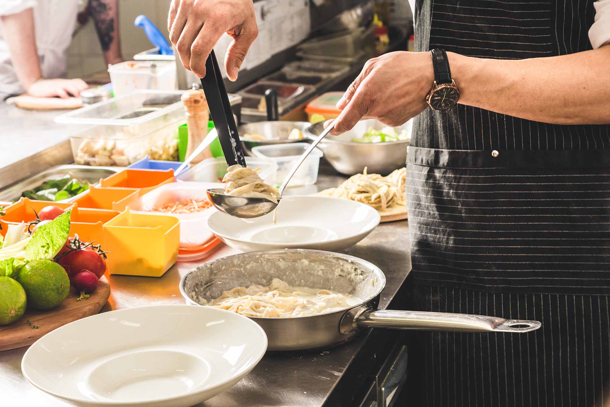 casual dining kitchen